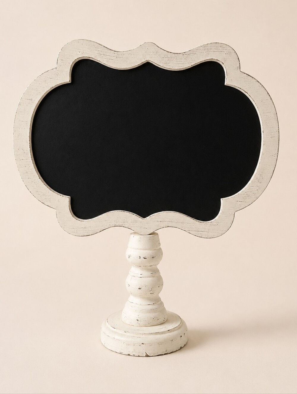 Hobby Lobby Distressed Chalkboard Stand Cream White Farmhouse Cottagecore Decor